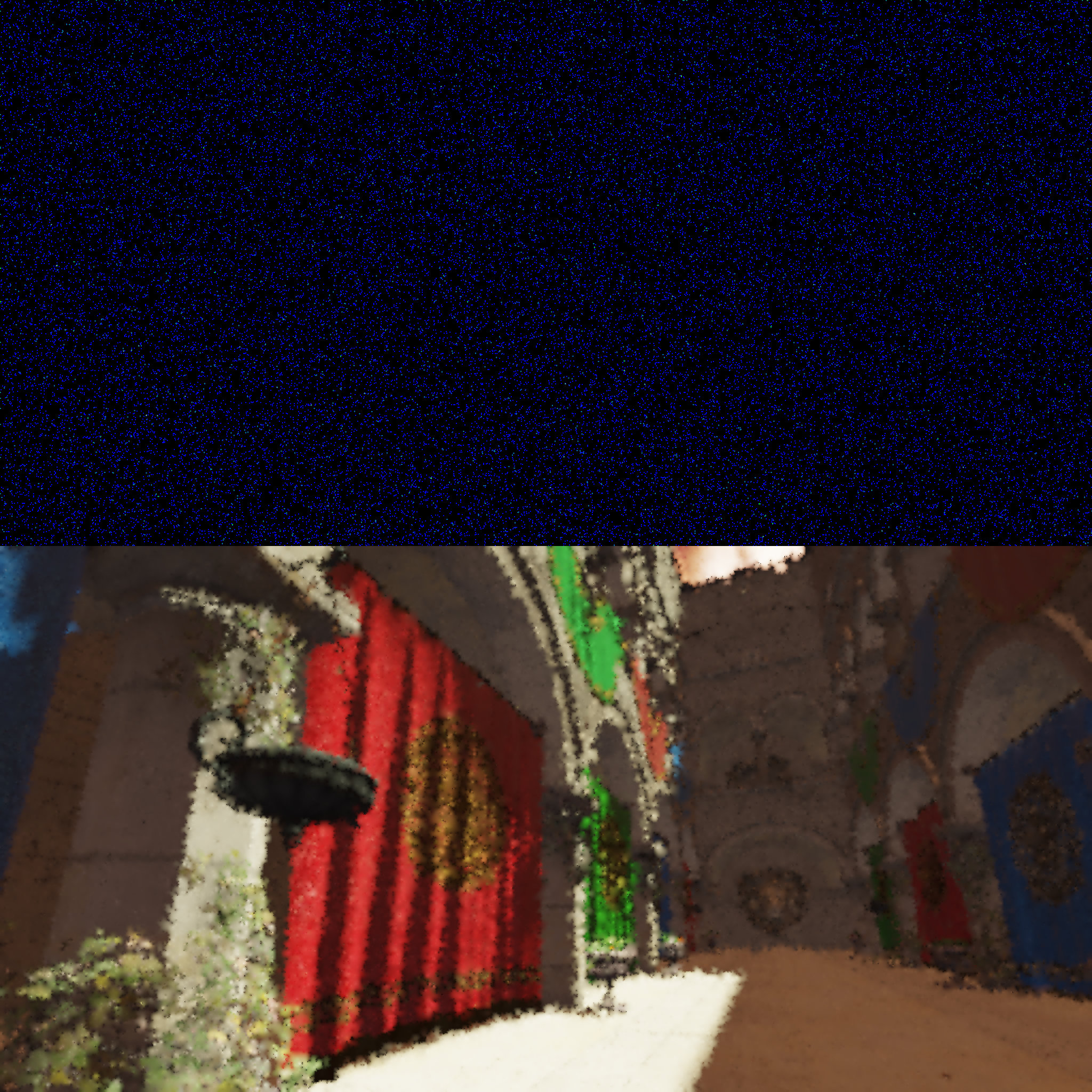 Basic random sampling pattern