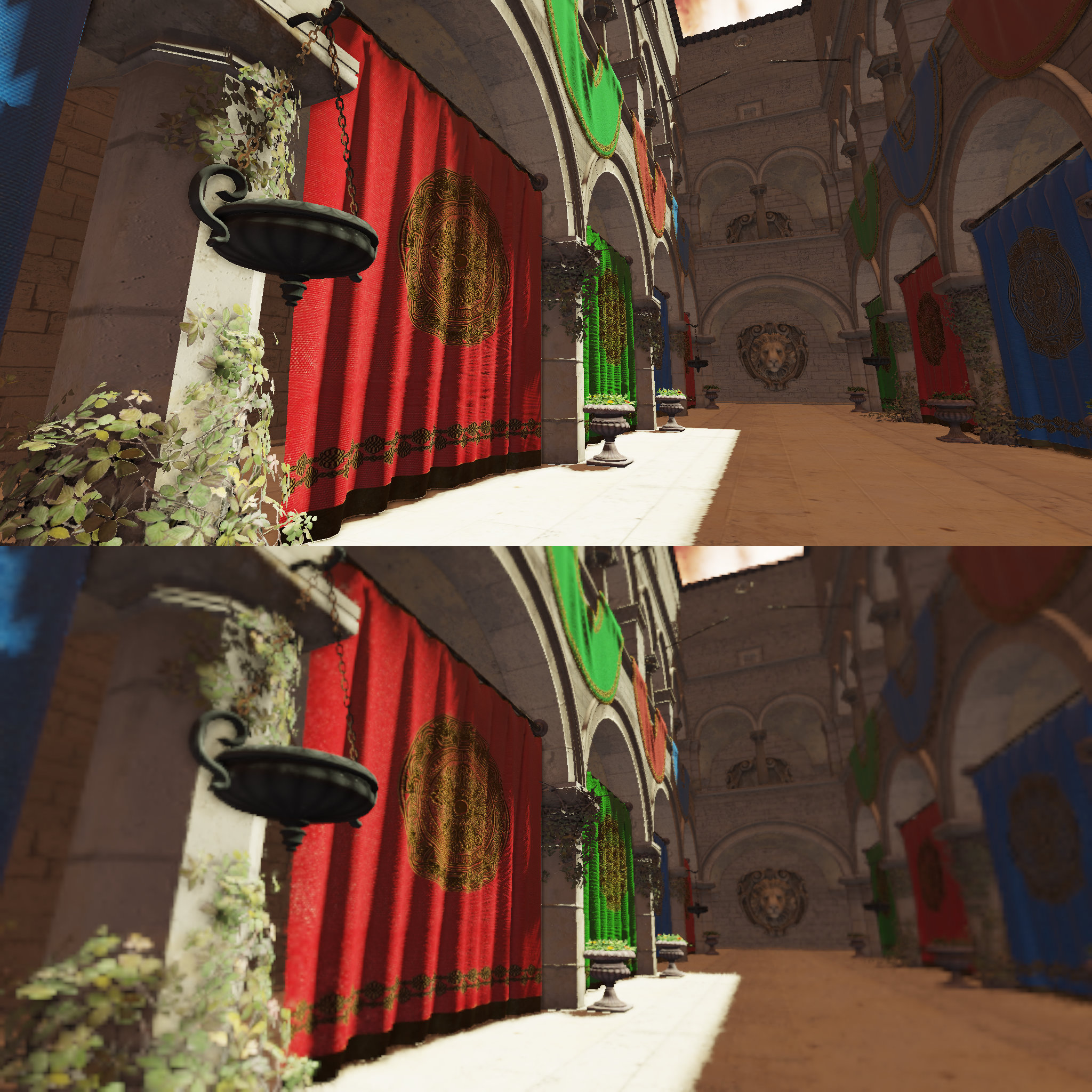 Comparison to original